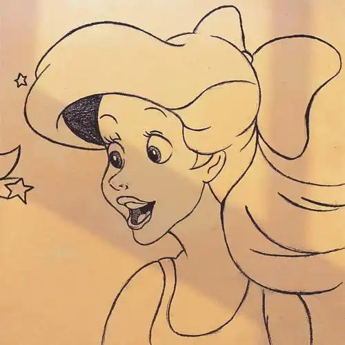 105迪士尼公主铅笔画入门教程