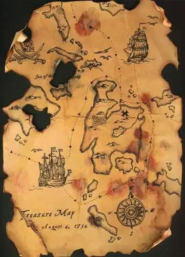 treasure map by ~naera on deviantart