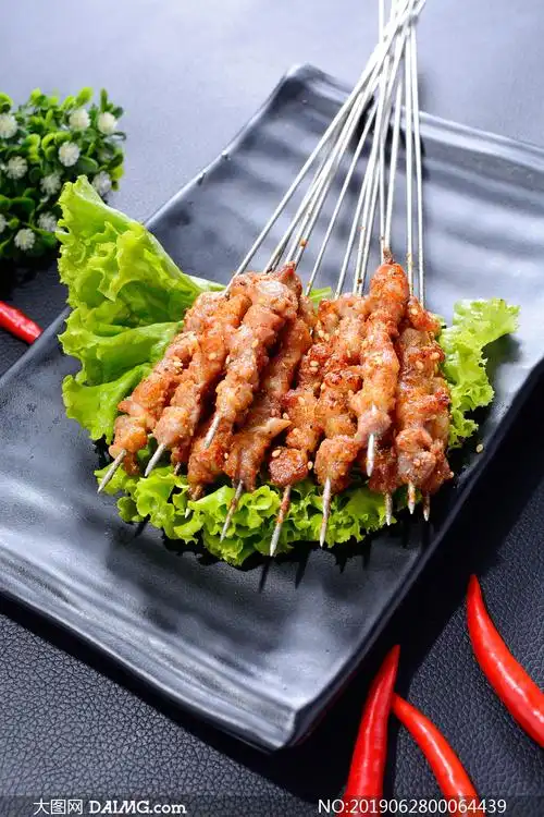 美味羊肉串高清摄影图片