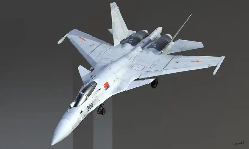 超级飞鲨网友绘隐身弹射版歼15d舰载机组图36