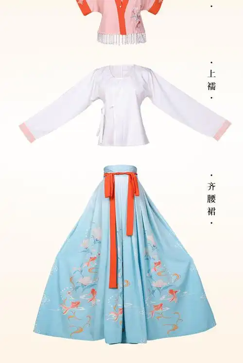 古装汉服女凝紫萱唐制短褙子半臂齐腰裙重工刺绣花恋雨日常花恋雨蓝色