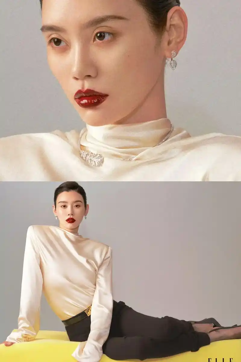 奚梦瑶 x elle 复古时尚大片.奚梦瑶x elle这组复 - 抖音