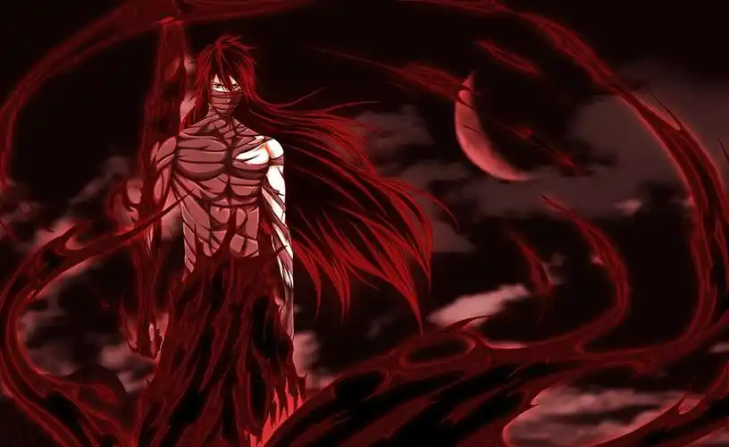 谁能给我一个 黑崎一护 最后的月牙天冲状态的 帅图.最为壁纸.