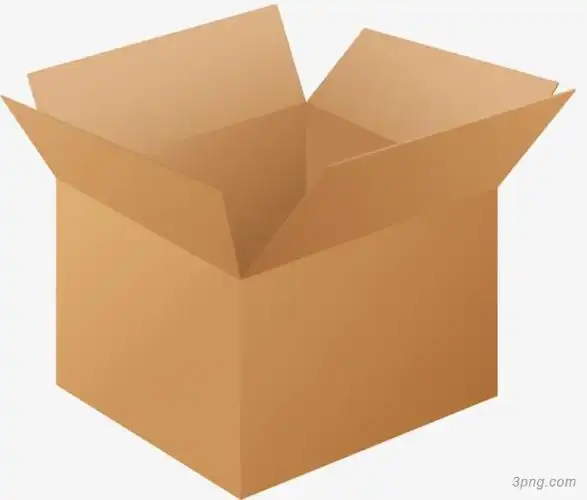打开的盒子png素材透明免抠图片产品实物
