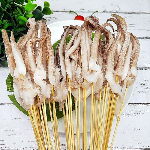 手把鱿鱼须 把把烧 冷锅串串1000串小鱿鱼须串铁板鱿鱼烧烤食材