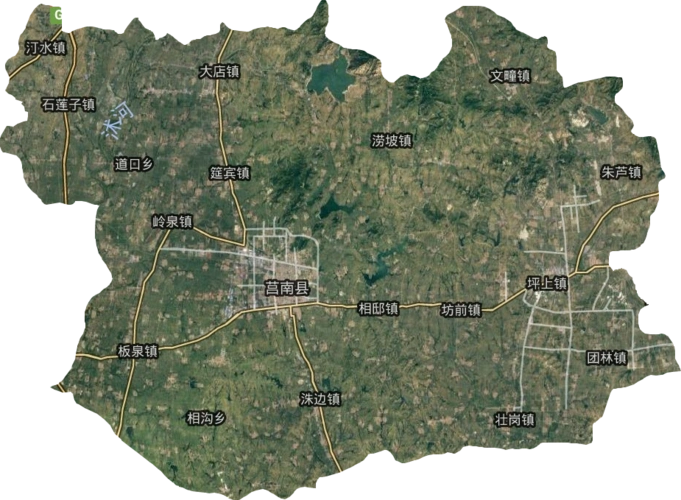 莒南县高清卫星地图