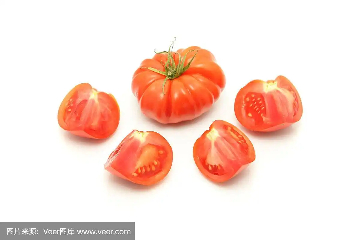 牛排西红柿横截面