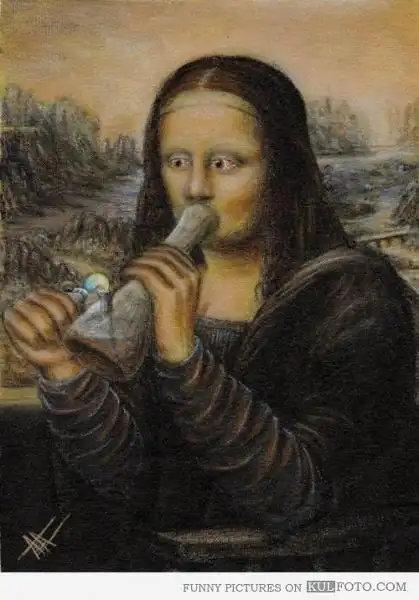 [欢乐恶搞] 网友p的蒙娜丽莎 让达文西吐血了