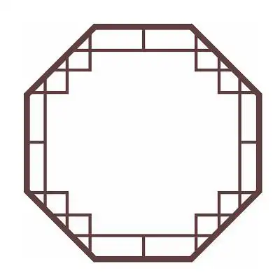 中国风古典窗花纹边框素材