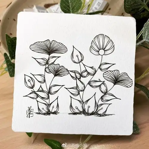 简单好看的禅绕画 :czt__财经头条