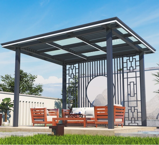 你还在到处找凉亭设计图吗,给你10款新中式铝合金凉亭设计做参考