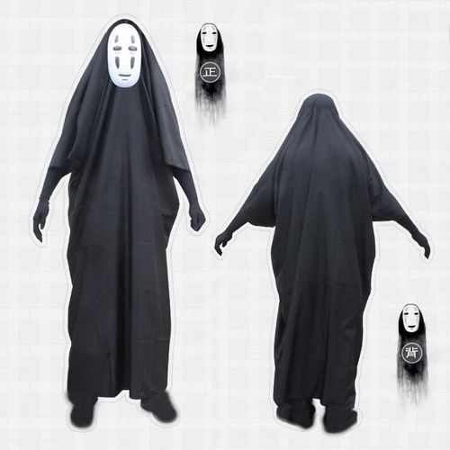 千与千寻cos无脸男儿童成人万圣节服装小白龙宫崎骏动漫演出道具