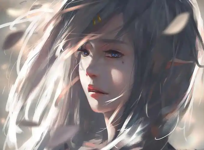 已续更wlop鬼刀高清壁纸系列4k8k都有不多说看图全知乎放上来最多最好