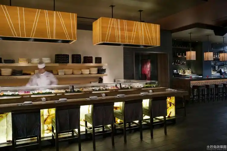小寿司店内装修效果图设计图片赏析