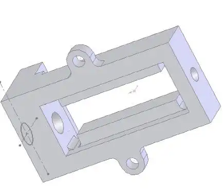 2. 固定钳身(仰视)