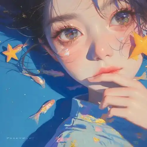 头像分享,蓝色系头像,宛若星辰大海