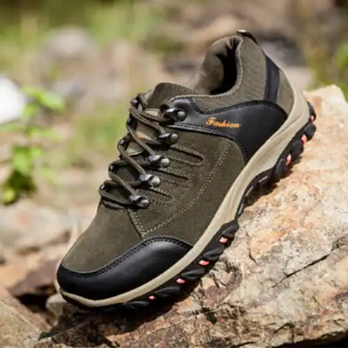 春夏季新款登山鞋男鞋户外鞋透气防滑耐磨徒步鞋潮流运动鞋旅游鞋