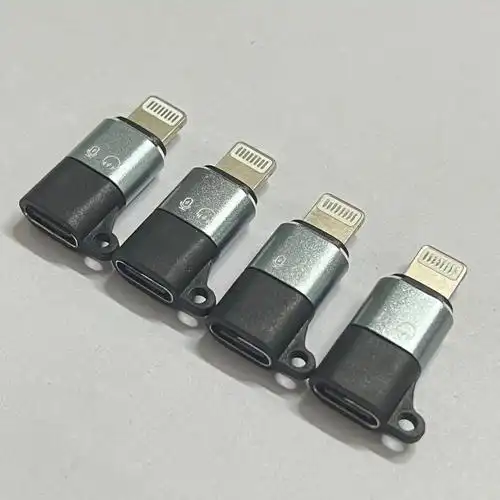 适用转接头otg转换器无线麦克风typec转苹果耳机手机配件pd转接头