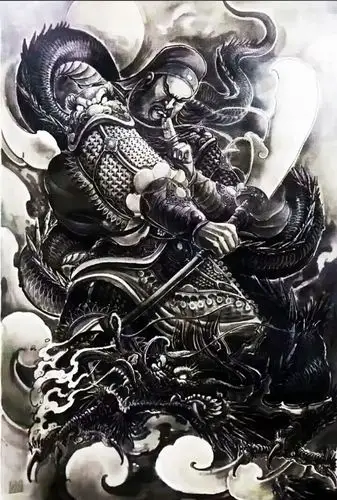 传统纹身满背纹身图案