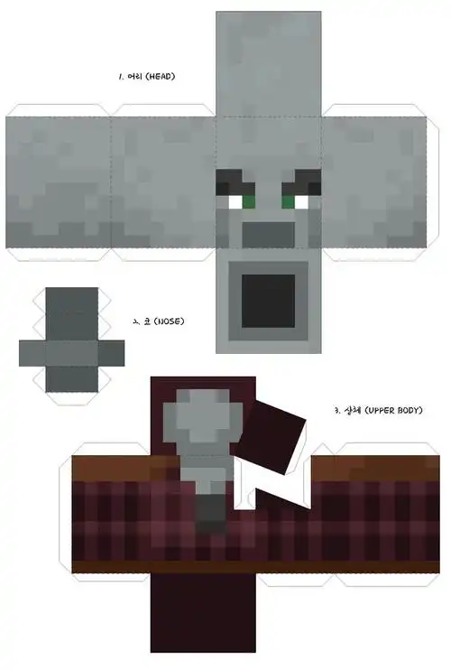 纸模我的世界掠夺者纸模咒术回战男主角虎杖悠仁