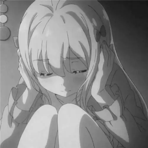 最伤感扎心的头像黑白图片