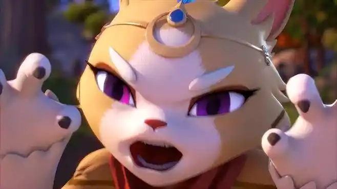 巨兵长城传:小野讲故事吓唬洗月,洗月的逃跑形元触发,瞬间加速