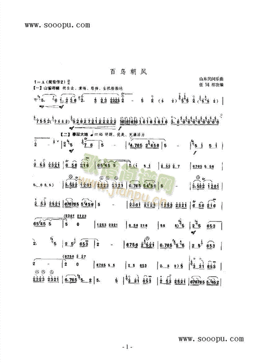 百鸟朝凤 民乐类 唢呐