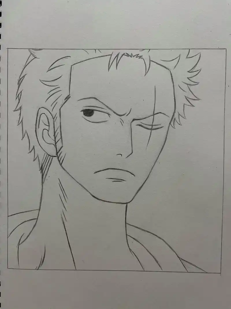 用脸杀人·索隆 不太喜欢和之国的大粗脖子,主观改细了一点