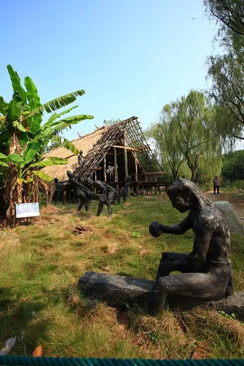 河姆渡遗址图片