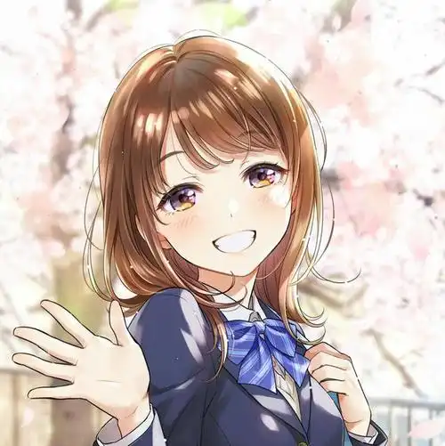 精选20张阳光少女系动漫头像女生好看的高清头像爱笑的女孩