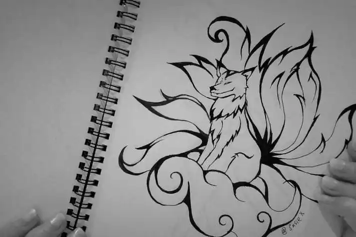 九尾狐怎么画九尾狐怎么画霸气