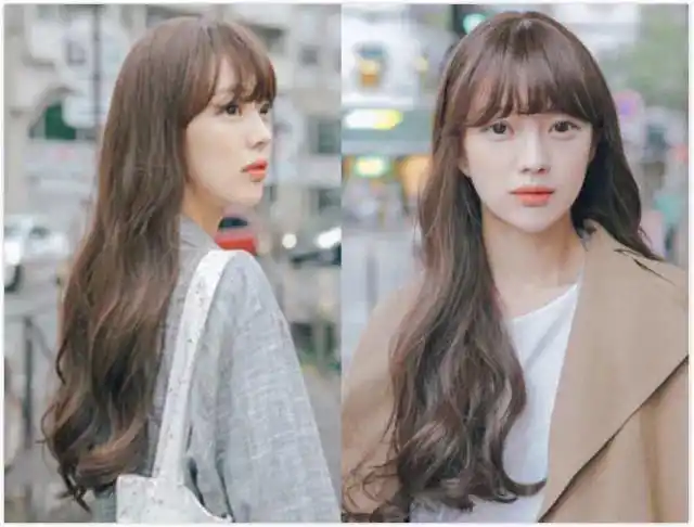 烫发发型图片小卷长烫发空气刘海文艺范十足