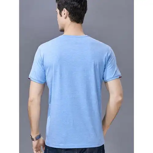 恒源祥男士短袖t恤夏款圆领t恤衫青年宽松休闲半袖