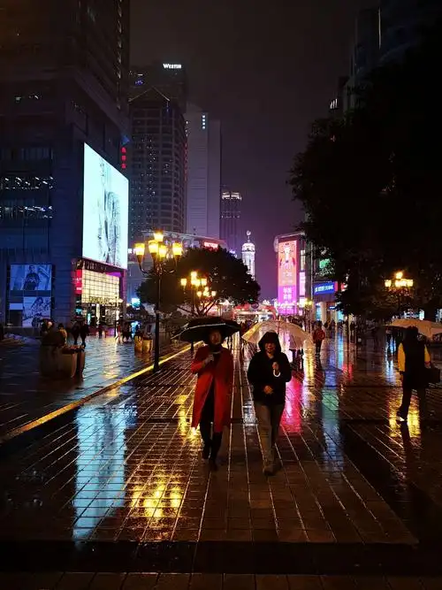 迷人的重庆夜街景