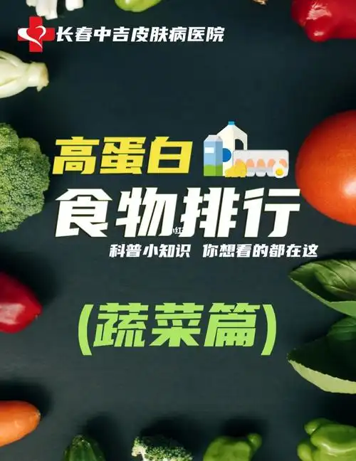 银屑病必看96高蛋白食物排行(蔬菜版)