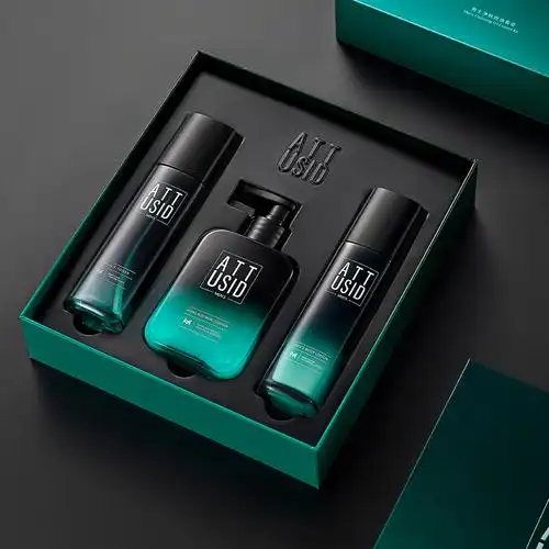 艾杜斯顿男士净肤控油套盒保湿清洁毛孔收缩净痘螨护肤品三件套装