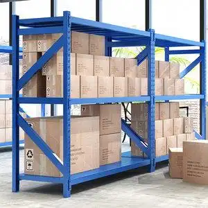 仓库货架置物架落地展示架仓储货架家用货物架储物架多层铁架