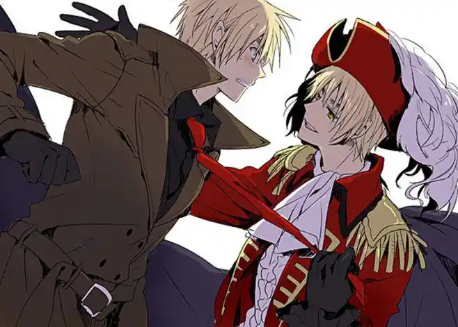 【画师id:id=33934 苍月莲 pid:9855685】英英 亚瑟 海英 pixiv aph