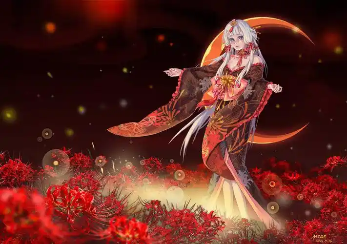 彼岸花 1341 2015-11-06 发布 分类: 同人 标签: 中秋比画 角 二次元