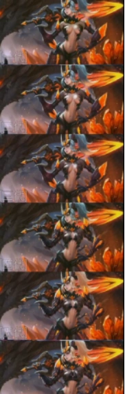 王者荣耀:木兰海报进化史,初代总是遭人喜欢,只因衣服"最少"