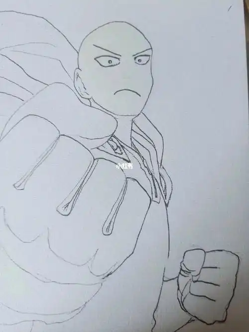 一拳超人  #琦玉 #临摹 #新手学画画
