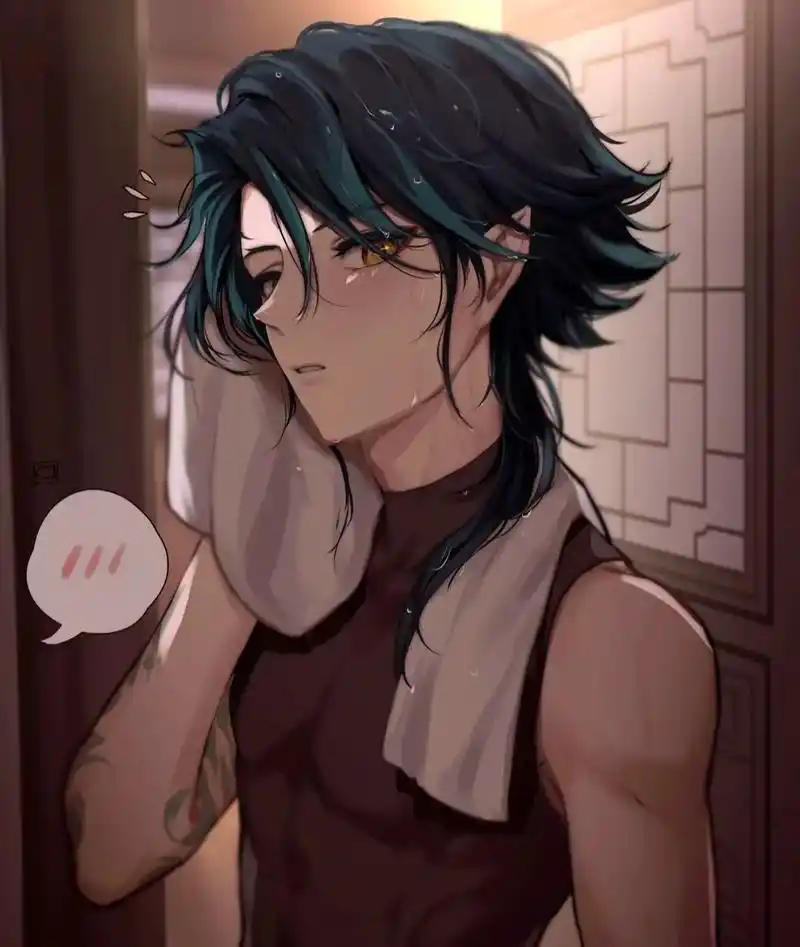 牙白!#原神魈 (图片来自网络,侵权即删) - 抖音