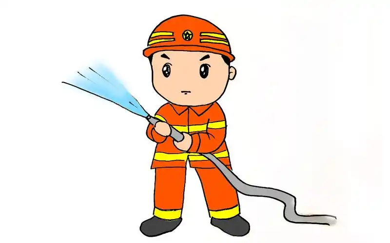 学画消防员简笔画 向和平年代的英雄们致敬!