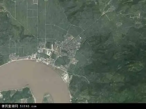 中国浙江省台州市临海市涌泉镇地图(卫星地图)