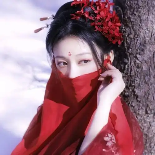穿红色古装的女生头像图片唯美图片大全_头像图片_扣扣乐园