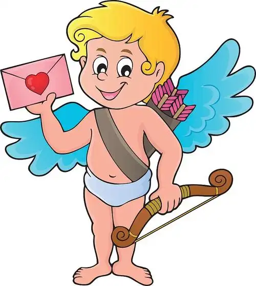 飞机与丘比特主题形象1