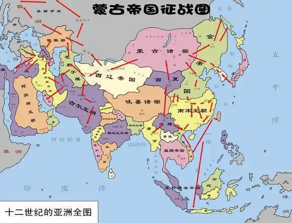 成吉思汗建立的大蒙古帝国全盛时期版图面积有多大