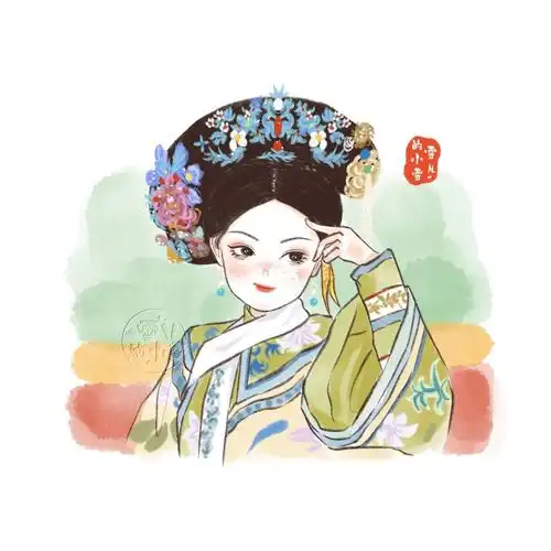 procreate绘画  #寻找小红书绘画大神  #q版头像  #甄嬛传  #钮祜禄