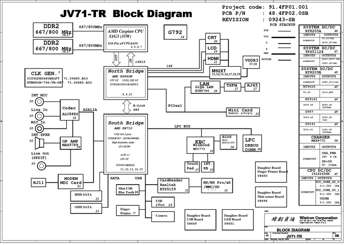 宏基acer7540g笔记本电脑图纸