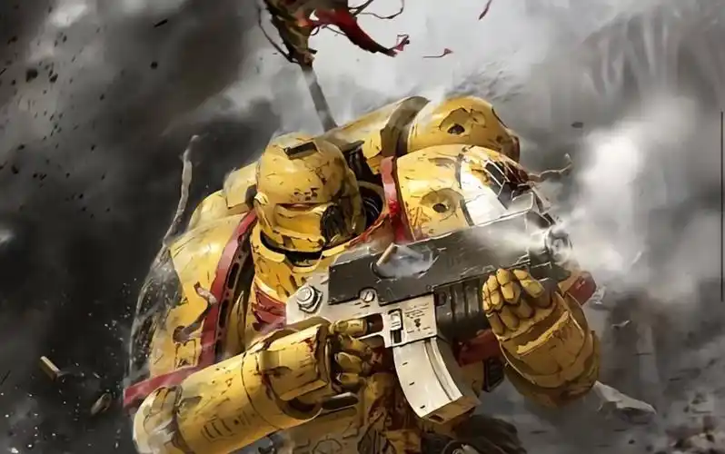 手绘战锤40k帝国之拳